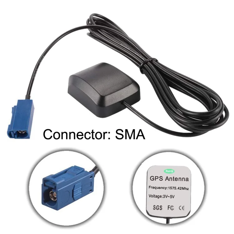 TBD06025647_5.webp 2PCS Car DVD Navigation GPS Satellite Antenna Amplifier FAKRA-C Interface - Image 6