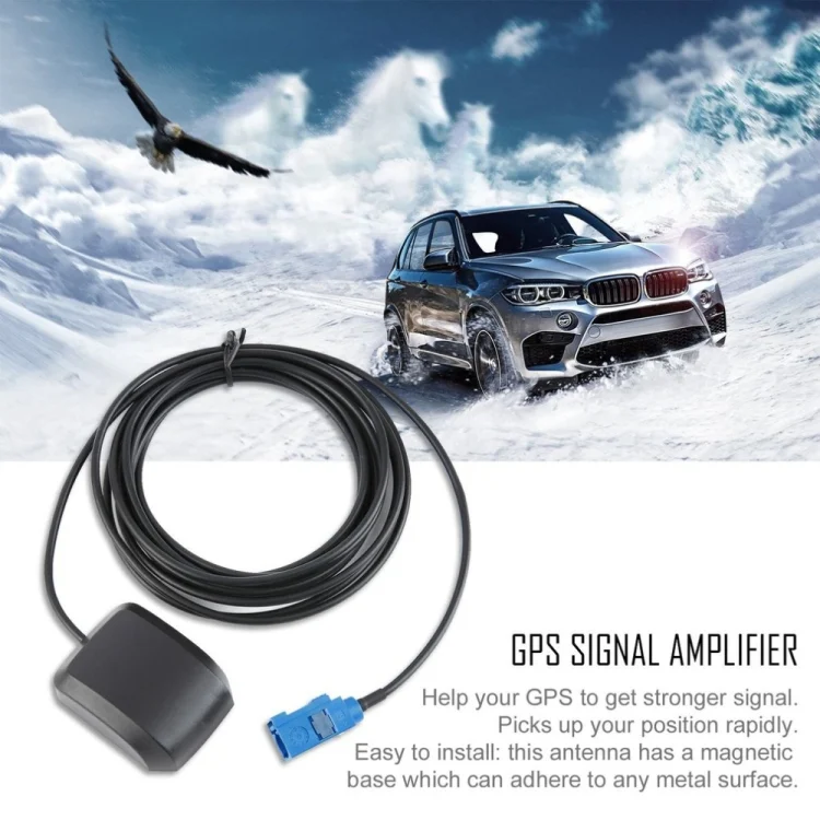 TBD06025647_6.webp 2PCS Car DVD Navigation GPS Satellite Antenna Amplifier FAKRA-C Interface - Image 7
