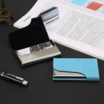 333 Stainless Steel Large Capacity Business Card Storage Box - Image 4