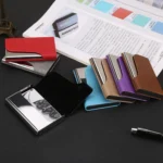 333 Stainless Steel Large Capacity Business Card Storage Box - Image 6