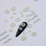 SP0473 30Pcs/Pack 3D Camellia Nail Art Decorative Rhinestones - Image 3