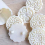 2 PCS Moon Festival Round Hand-Pressed Pastry Mold Baking Tools, Model: - Image 2