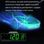 Car HUD Car Head-up Display Compass Multifunction GPS Speedometer - Image 7