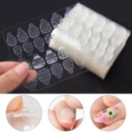 30 PCS 24 Stickers/Sheet Nail Art Double Sided Jelly Glue - Image 2