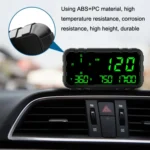GPS Head-up Display Speed Mileage Compass Car General - Image 7