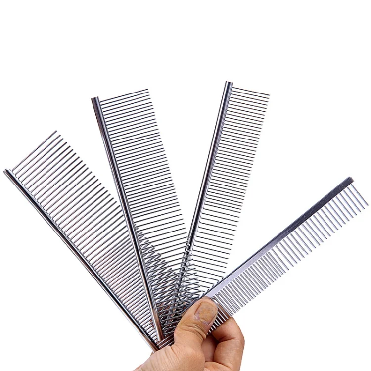 TBD0602580301_B3.webp Stainless Steel Pet Comb Pet Hair Comb, Specification: XL - Image 4