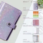 A6 Gypsophila Loose-leaf Bookkeeping Notebook Cash Budget Hand Book - Image 4