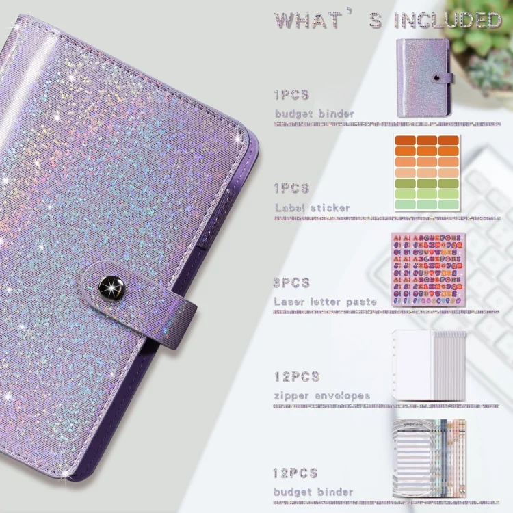 TBD0602582601_B3.webp A6 Gypsophila Loose-leaf Bookkeeping Notebook Cash Budget Hand Book - Image 4