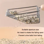 Metal Wooden Handle Cat Litter Remove Pet Cleaning Tool, Specification - Image 3