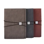 A5 Business Loose-leaf Notebook Office Stationery Leather PU Notepad - Image 2