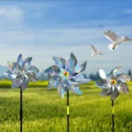 Balcony Garden Farmland Bird Catcher Reflector Anti-bird Laser Windmill, Style: Seven - Image 2