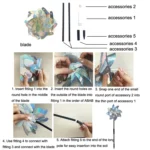 Balcony Garden Farmland Bird Catcher Reflector Anti-bird Laser Windmill, Style: Seven - Image 6