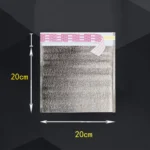 2 PCS Aluminum Foil Storage Bag With Tape For Thermal Insulation And Cold Storage of Food - Image 6