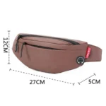 TINYAT T2003 Outdoor Sports Nylon Waterproof Mobile Phone Waist Bags - Image 4