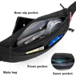 TINYAT T2003 Outdoor Sports Nylon Waterproof Mobile Phone Waist Bags - Image 5