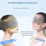 Oversized Cotton Breathable Blackout Sleep Eye Mask - Image 3