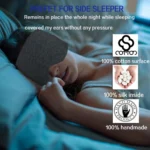 Oversized Cotton Breathable Blackout Sleep Eye Mask - Image 4