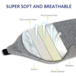 Wire Nose Adjustable Breathable Sleeping Eye Mask - Image 3