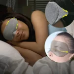 Wire Nose Adjustable Breathable Sleeping Eye Mask - Image 6