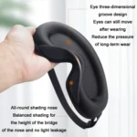 Three-Dimensional Breathable Hollow Sleep Shading Eye Mask - Image 4