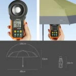 LY-0621 Five-Fold Six-bone Umbrella Simple Black Glue Sunscreen Umbrella - Image 6