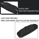 H-133 Outdoor 360 Degree Rotation Nylon Flashlights Sleeve Waist Bag - Image 5
