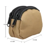 H25 Outdoor Sports Nylon Micro Slingshot Steel Ball Waist Bag Mini Coin Purse - Image 3
