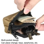 H25 Outdoor Sports Nylon Micro Slingshot Steel Ball Waist Bag Mini Coin Purse - Image 4