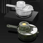 6 In 1 Hand-guard Vegetable Cutter with Water Filter and Storage Function - Image 2