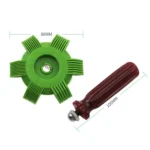 2 PCS Air Conditioner Blade Condenser Cleaning Fin Comb Brush - Image 3