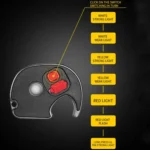 E-SMARTER W5132 Mini Keychain Strong Light Portable Flashlight, Specification: - Image 4