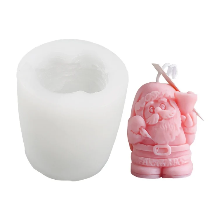 TBD0602614101.webp DIY Christmas Candle Aromatherapy Gypsum Silicone Mold, Shape: - Image 1