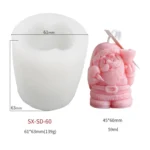 DIY Christmas Candle Aromatherapy Gypsum Silicone Mold, Shape: - Image 6