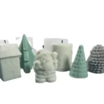 DIY Christmas Candle Aromatherapy Gypsum Silicone Mold, Shape: - Image 2