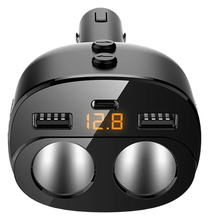 TBD0602616201A.webp Car Charger With Switch Double Cigarette Hole Car Socket - Image 1