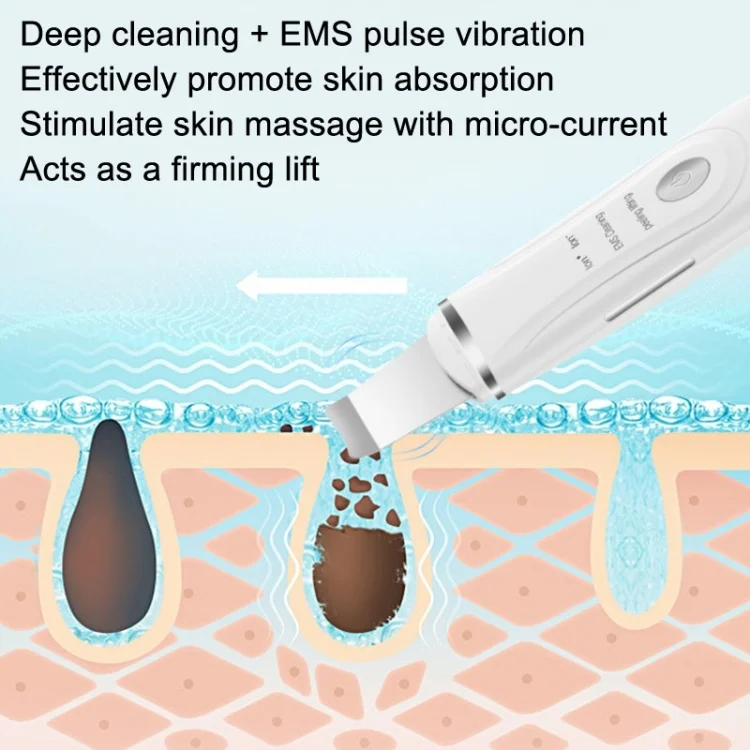 TBD06026167_4.webp Blackhead Removal Scraper Ultrasonic Face Cleaner Blackhead Mite Scraper Scraper - Image 5
