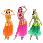 3 PCS Hawaiian Hula Party Show Dress Up Props - Image 4