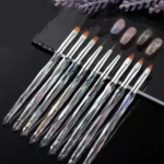 Aurora Ice Transparent Nail Drawing Pen Light Therapy Paint Pen Gradient Phototherapy Pen - Image 2