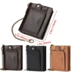 HUMERPAUL BP950 RFID Anti-Magnetic Men Wallet Large Capacity Multi-Card Solt Pocket - Image 2