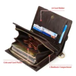 HUMERPAUL BP950 RFID Anti-Magnetic Men Wallet Large Capacity Multi-Card Solt Pocket - Image 5