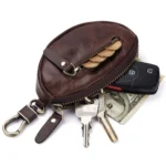 BP807 Car Key Case Casual Leather Key Chain Coin Pocket - Image 5