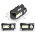 E-SMARTER USB Charging Headlight Outdoor Emergency Head Lamp, Style: Indication Version - Image 2