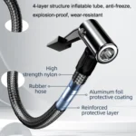 YX1819 Car Wired Portable Air Pump Electric Vehicle Tire High Power Inflator - Image 3