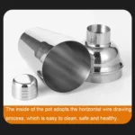 BY-F12 Semicircle Wooden Base Bar Shaker Set, Spec: - Image 5