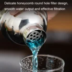 BY-F12 Semicircle Wooden Base Bar Shaker Set, Spec: - Image 6