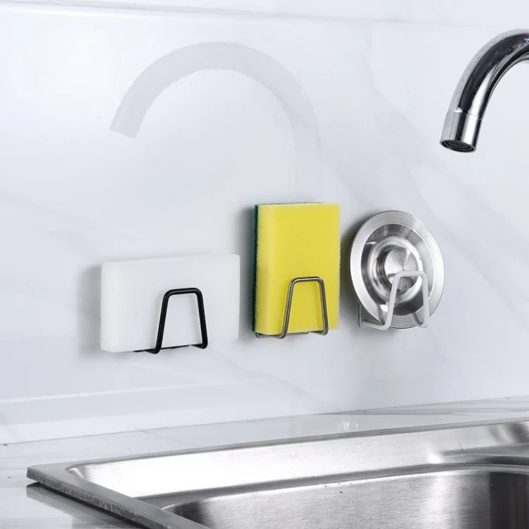 TBD0602628401_B3.webp 304 Stainless Steel Sponge Rack Sink Drain Rack, Color: Brushed Color - Image 4