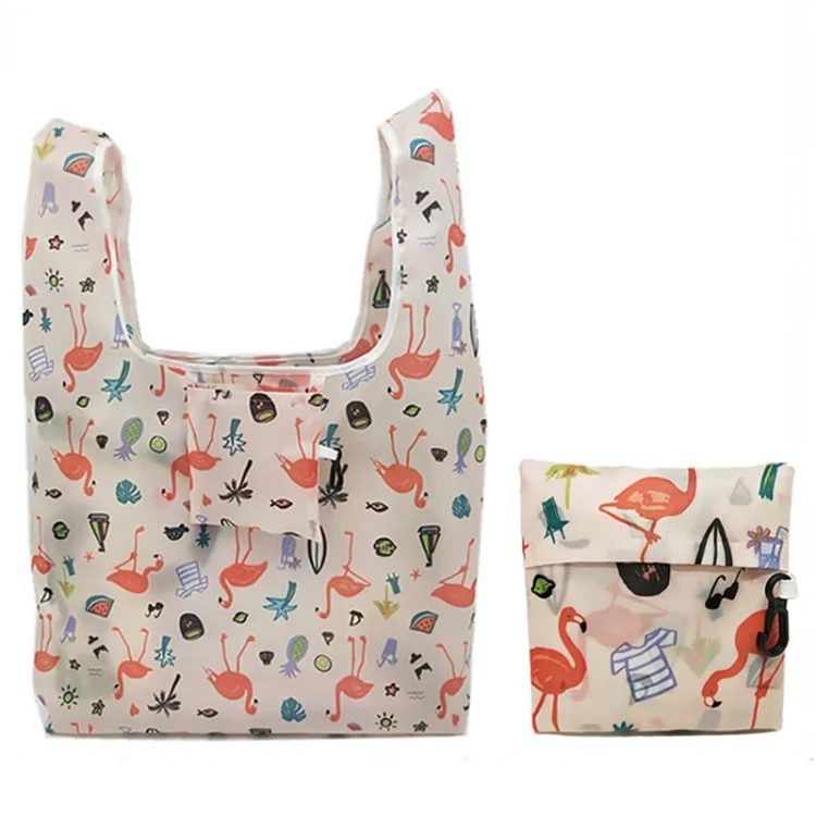 M0048 Portable Foldable Printed Shopping Bag