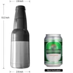 12oz 304 Stainless Steel Vacuum Insulated Thermal Cups For Can Beer Cooler - Image 3