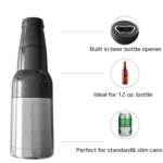 12oz 304 Stainless Steel Vacuum Insulated Thermal Cups For Can Beer Cooler - Image 5