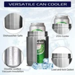 12oz 304 Stainless Steel Vacuum Insulated Thermal Cups For Can Beer Cooler - Image 6